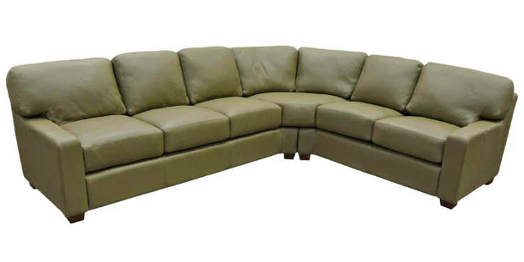 Albany Leather Sectional