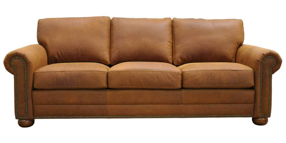 Athens Leather Sofa