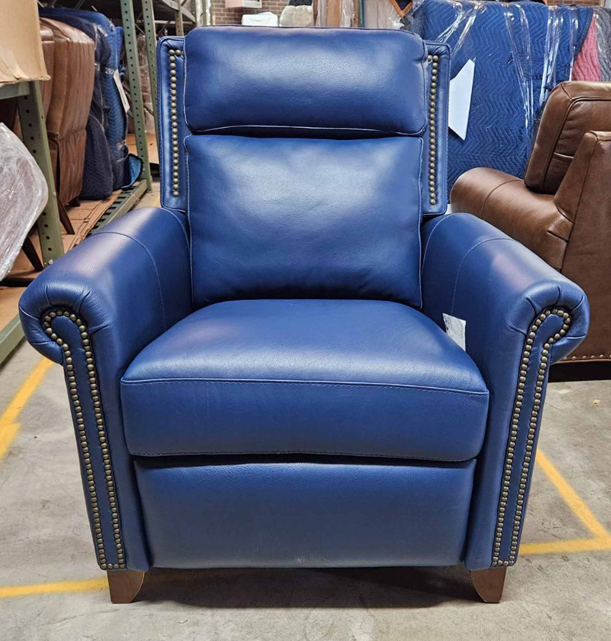Benjamin Leather Recliner by Clearance Furniture Wellington's Fine