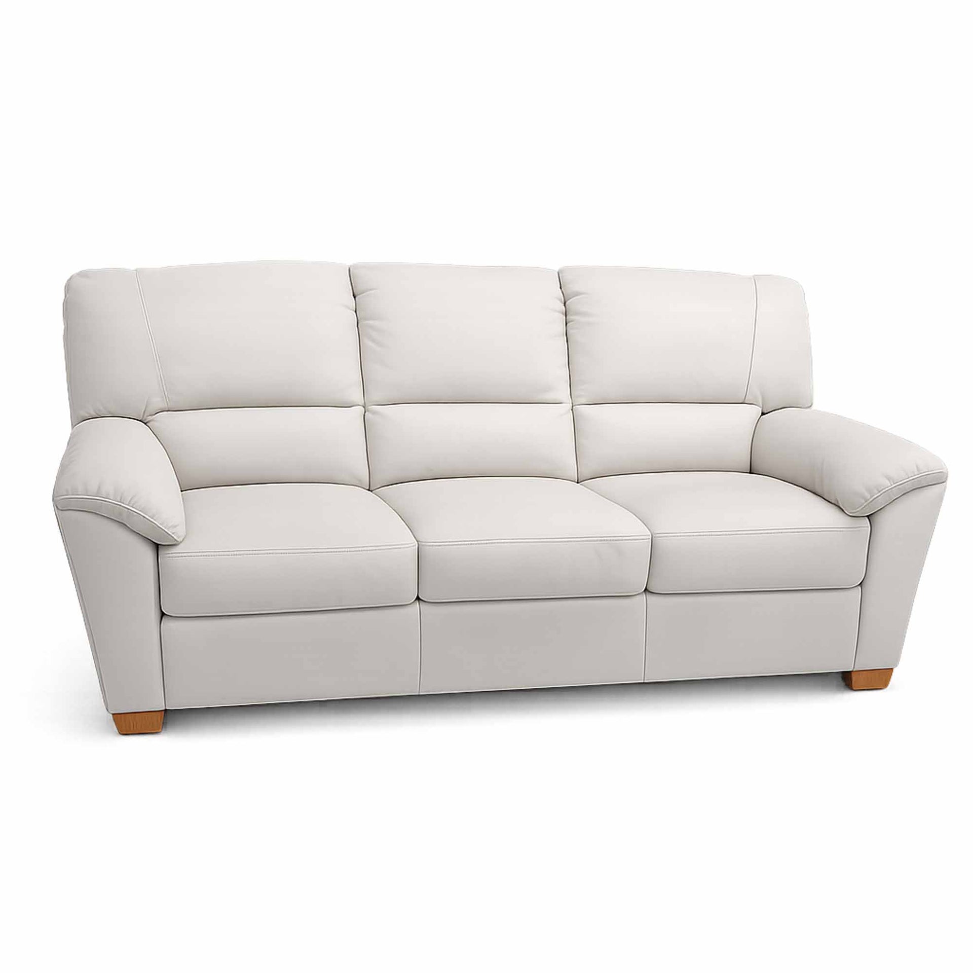Cedar Heights Leather In Stock Sofa