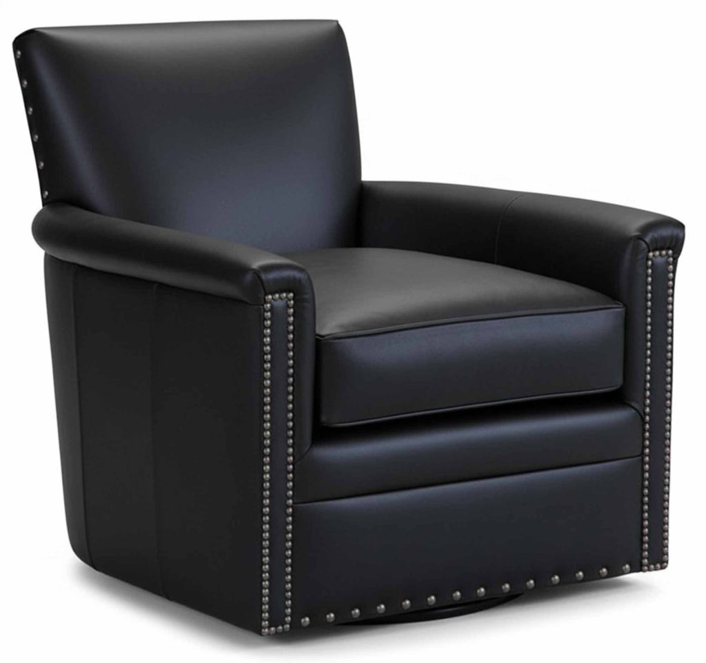 Alexa Leather Swivel Chair