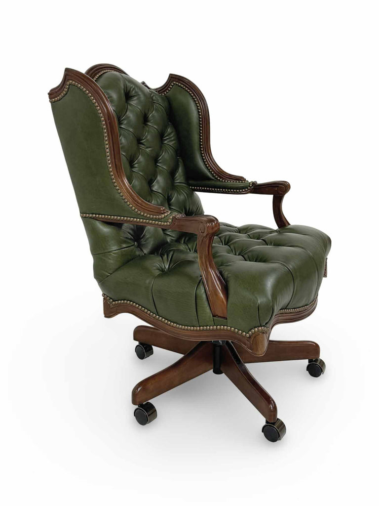 Arthur Leather Tufted Executive Chair