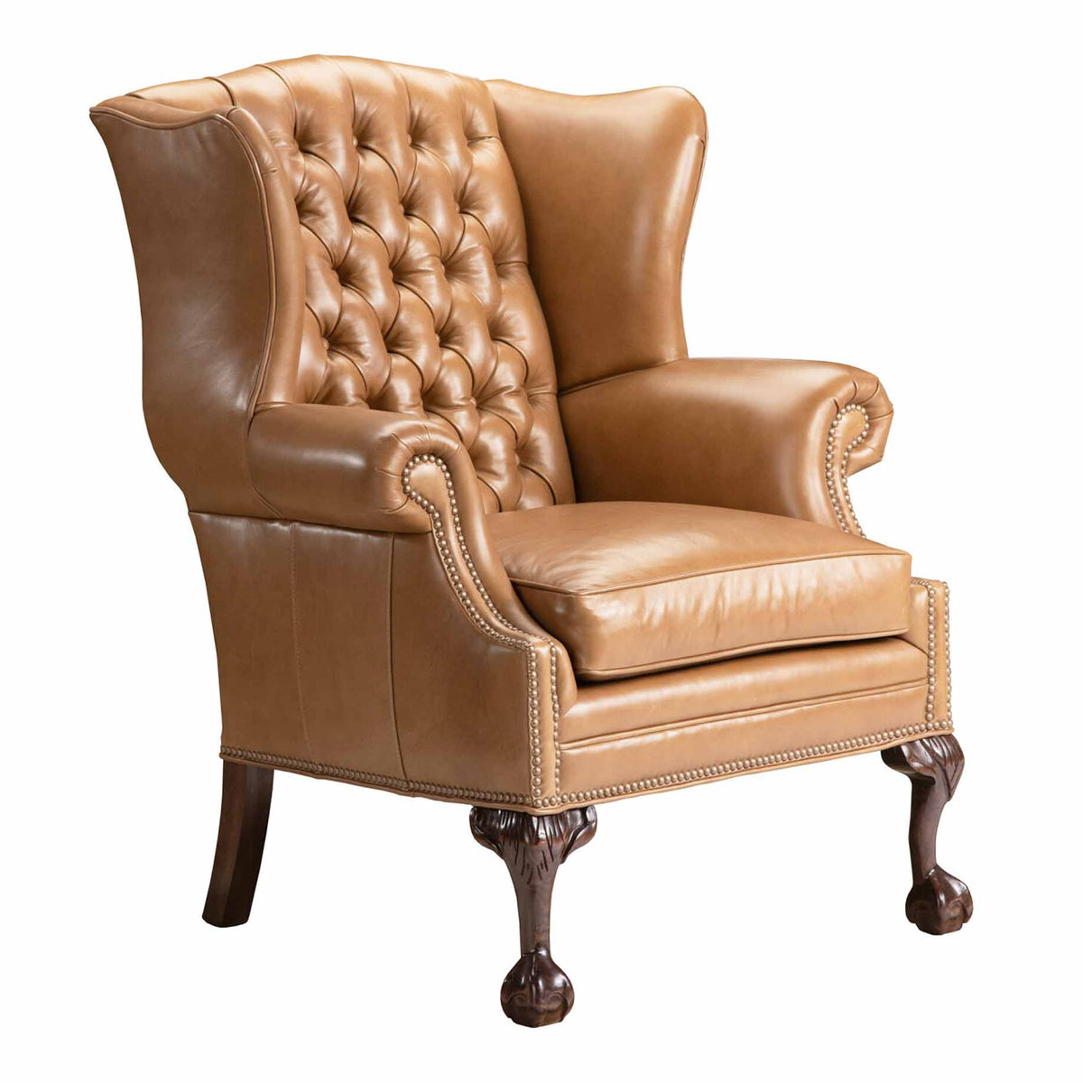 Baker Leather Chair by Wellington's Furniture