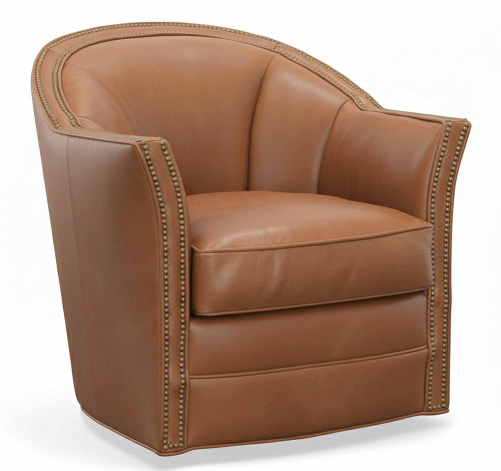 Chesney Leather Swivel Chair