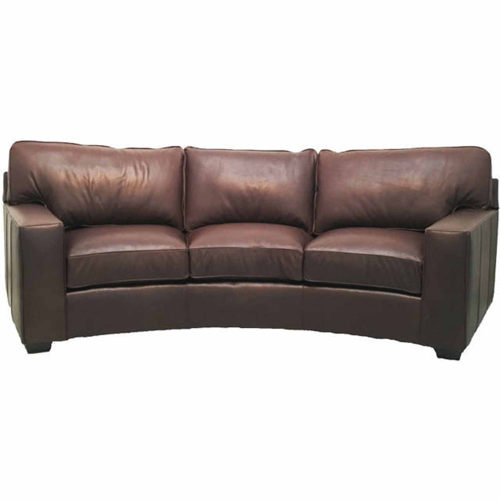 Chancellor Leather Conversation Sofa | American Tradition | Wellington's Fine Leather Furniture