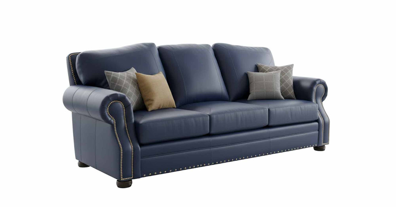 Oklahoma Leather Sofa by Wellington's Furniture