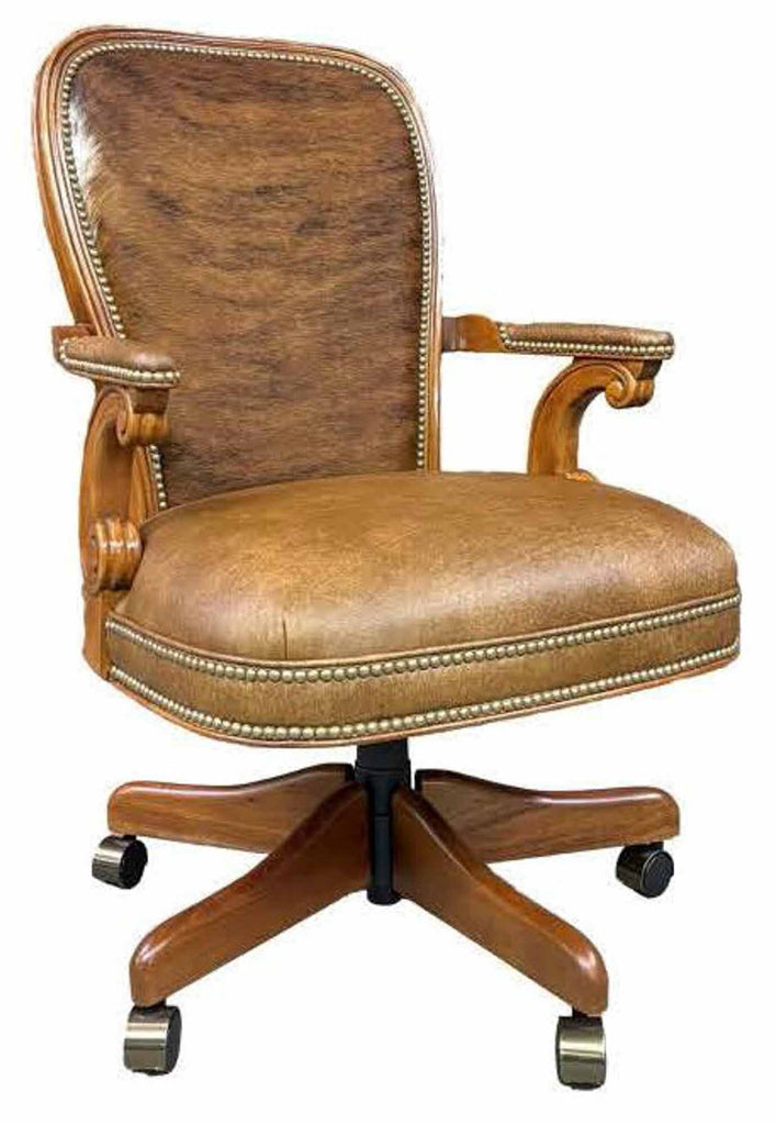 Evans Leather Executive Chair | American Tradition | Wellington's Fine Leather Furniture