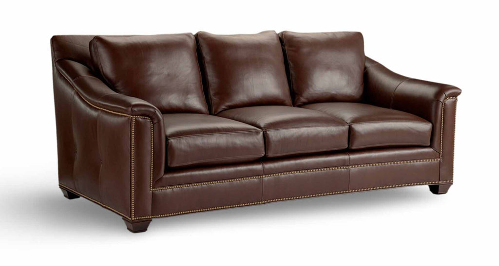 Ava Leather Queen Size Sofa Sleeper - Wellington's Fine Leather Furniture