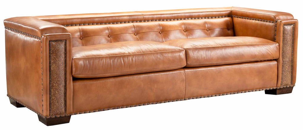 Caudalie Leather Sofa | American Tradition | Wellington's Fine Leather Furniture