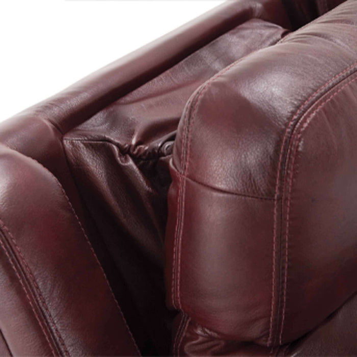 Asher Leather Wallhugger Power Recliner With Articulating Headrest