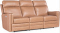 Twain Leather Zero Gravity Power Reclining Sofa With Articulating Headrest And Lumbar