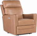 Twain Leather Zero Gravity Power Recliner With Articulating Headrest And Lumbar