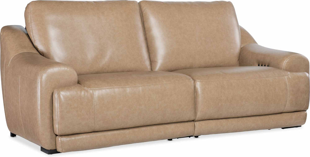 Wayward Leather Power Reclining Sofa With Articulating Headrest