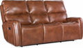 Nemy Leather Zero Gravity Power Reclining Sofa With Articulating Headrest And Lumbar