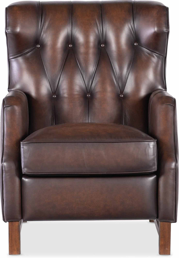 Hendrick Leather Recliner In Brown