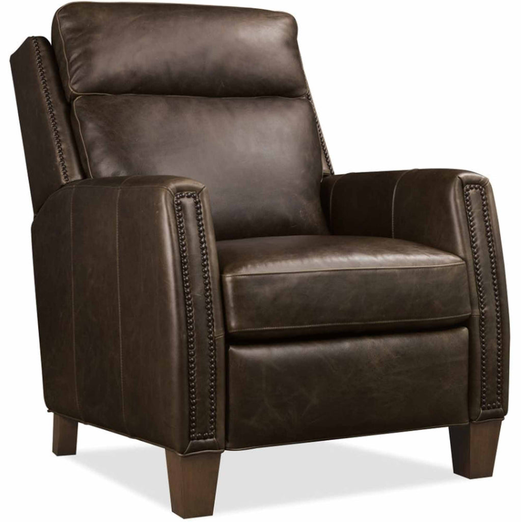 Jacklyn Leather Power Recliner With Pop Up Headrest