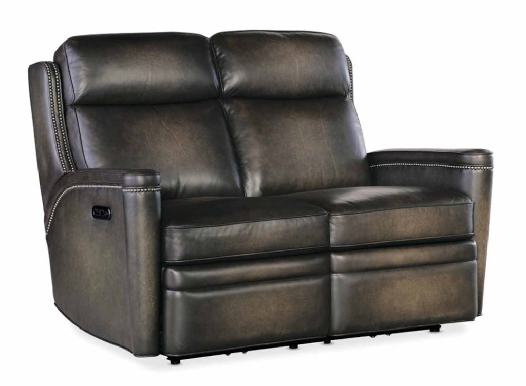 Hamilton Zero Gravity Leather Power Reclining Loveseat With Articulating Headrest