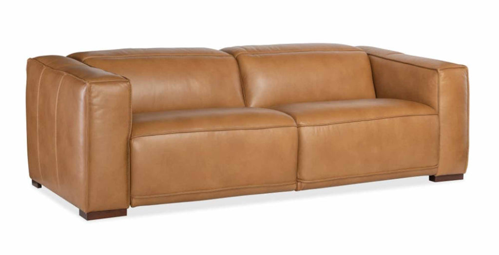 Fresco Leather Power Reclining Sofa With Articulating Headrest