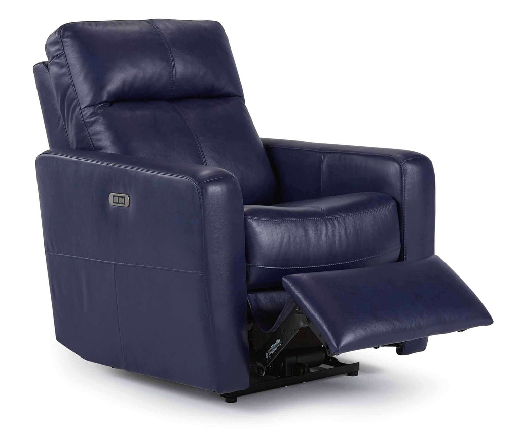 Cairo Leather Wallhugger Power Recliner With Articulating Headrest | Budget Decor | Wellington's Fine Leather Furniture