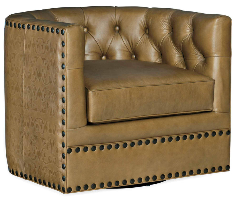 Margo Leather Swivel Chair