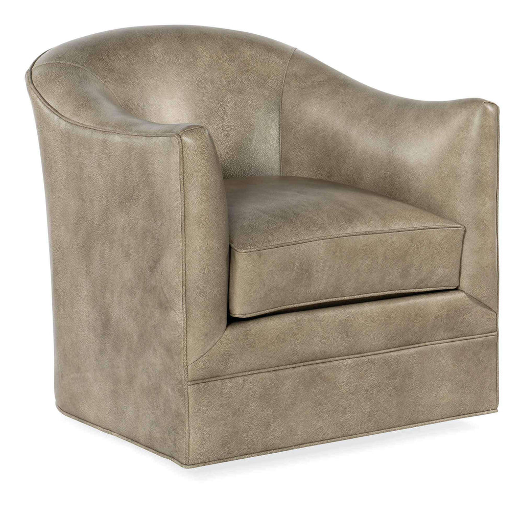 Gideon Leather Swivel Chair | Budget Elegance | Wellington's Fine Leather Furniture