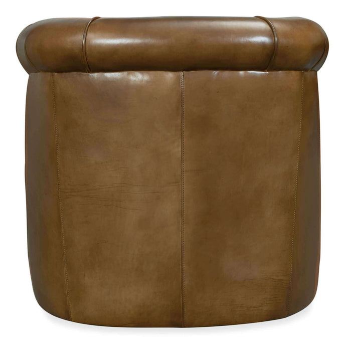 Axton Leather Swivel Chair