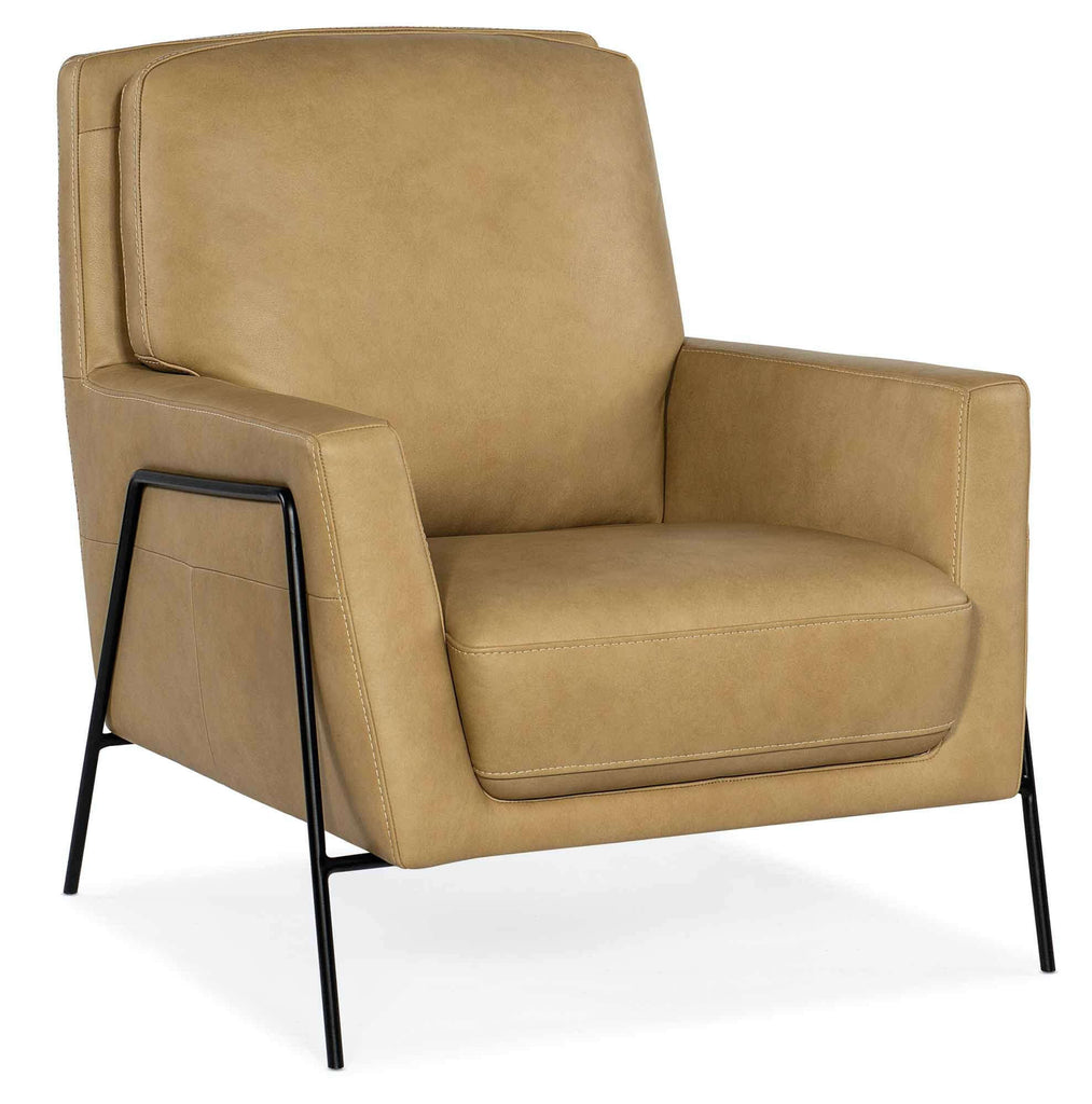 Amette Leather Chair In Sand | Budget Elegance | Wellington's Fine Leather Furniture