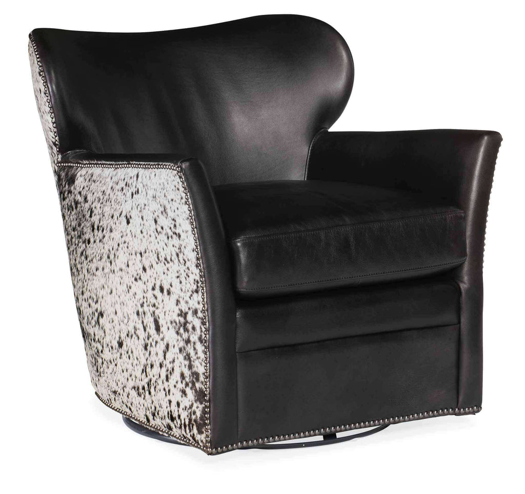 Kato Leather Swivel Chair In Grey | Budget Elegance | Wellington's Fine Leather Furniture