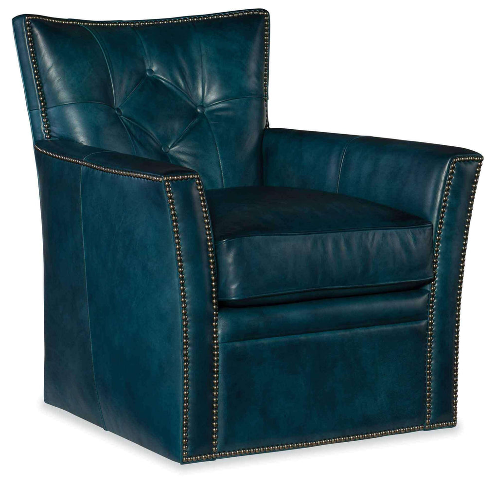 Conner Leather Swivel Chair | Budget Elegance | Wellington's Fine Leather Furniture
