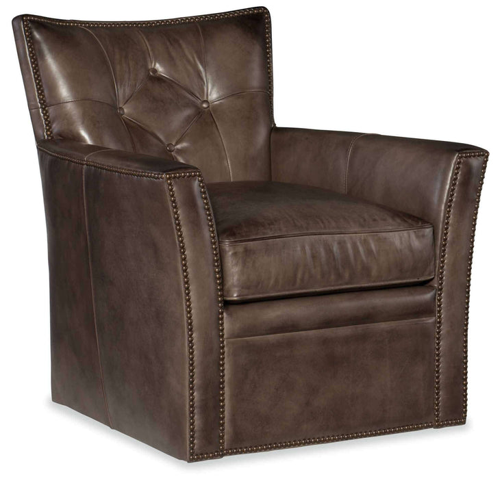 Ariana Leather Swivel Chair