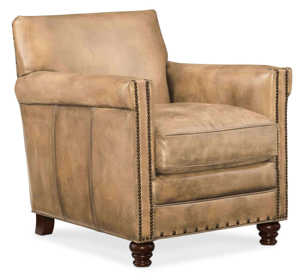 Park Leather Chair In Brown | Budget Elegance | Wellington's Fine Leather Furniture