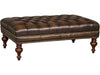 Tufted Leather Cocktail Ottoman | Budget Elegance | Wellington's Fine Leather Furniture