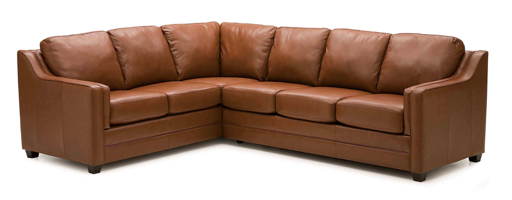 Corissa Leather Sectional | Budget Decor | Wellington's Fine Leather Furniture