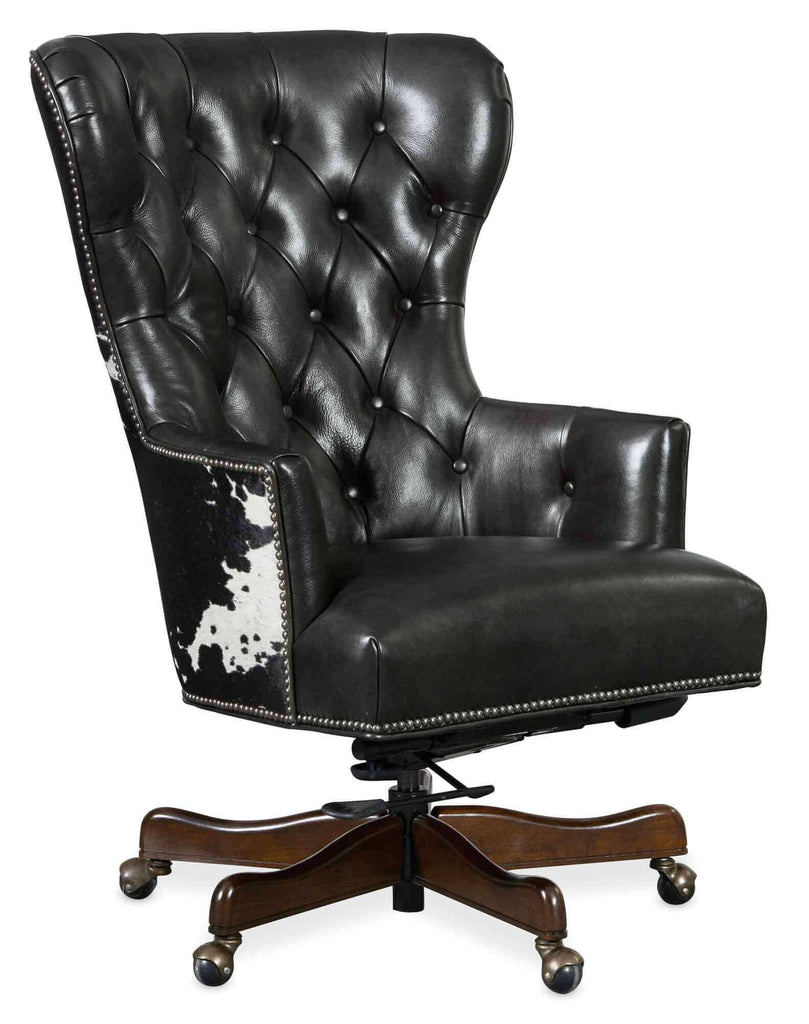 Blyer Leather Swivel Tilt Executive Chair | Budget Elegance | Wellington's Fine Leather Furniture