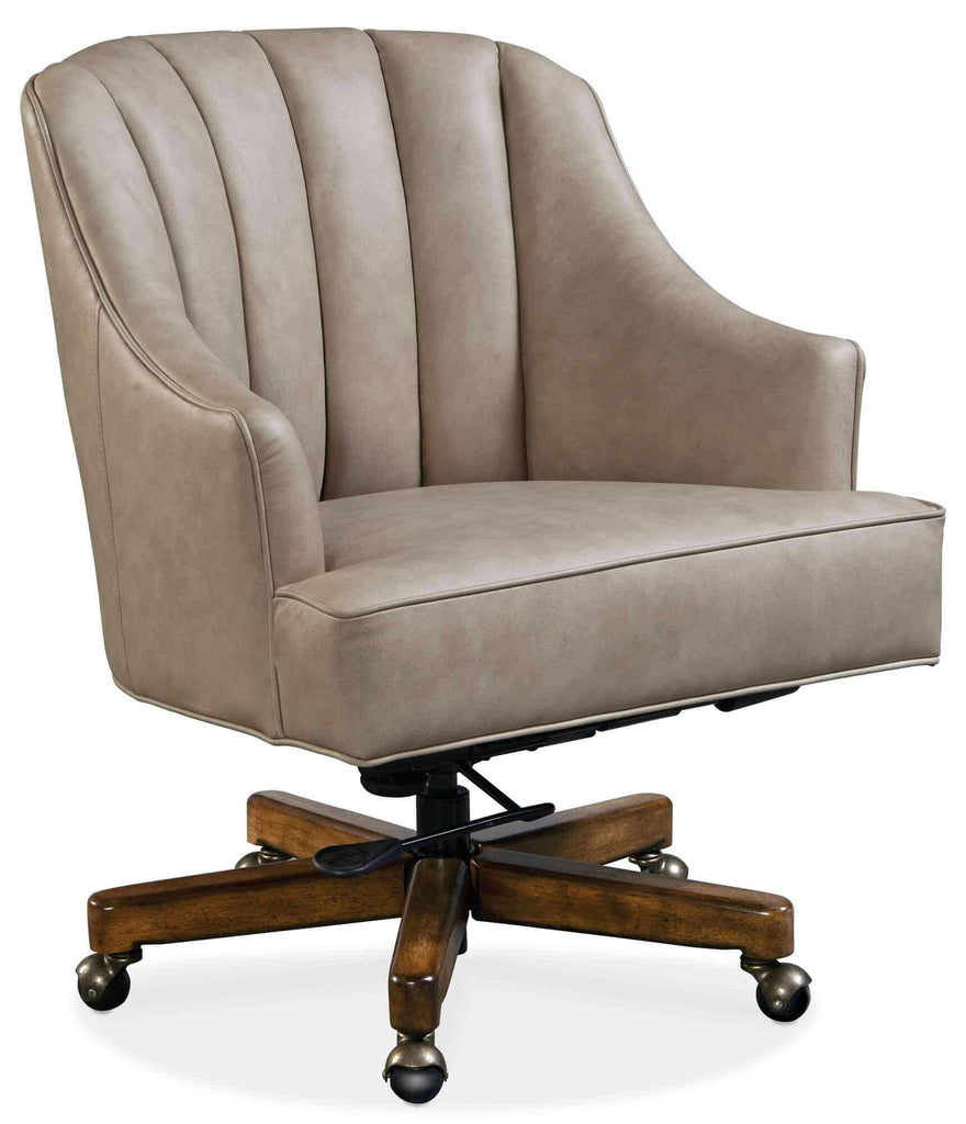 Theo Leather Swivel Tilt Desk Chair | Budget Elegance | Wellington's Fine Leather Furniture