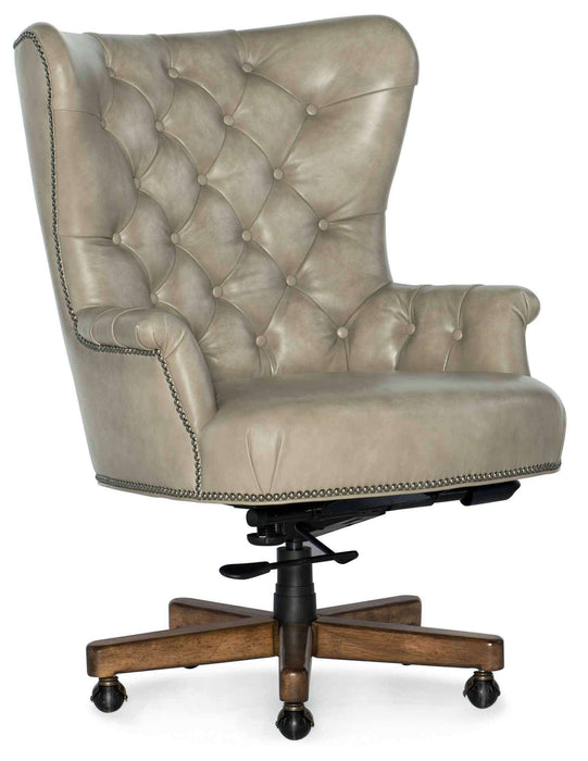 Nora Leather Swivel Tilt Desk Chair | Budget Elegance | Wellington's Fine Leather Furniture