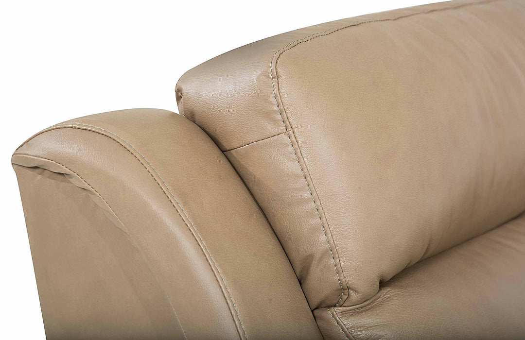 Grove Leather Power Reclining Loveseat Console With Articulating Headrest