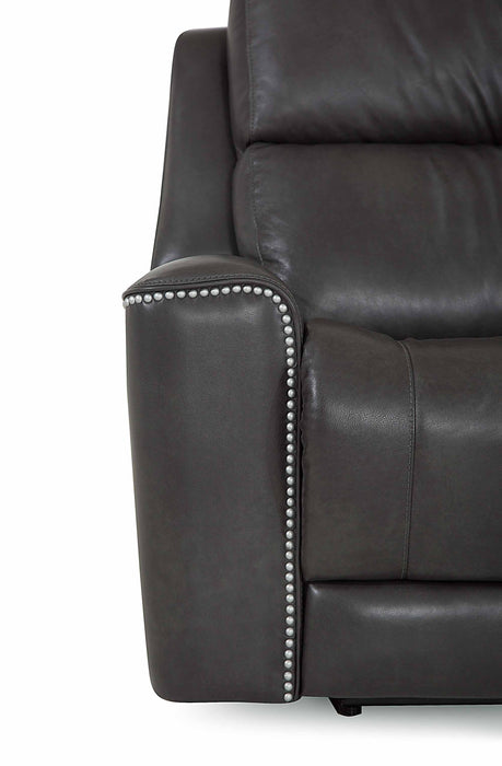 Hastings Leather Power Reclining Sofa With Articulating Headrest | Budget Decor | Wellington's Fine Leather Furniture