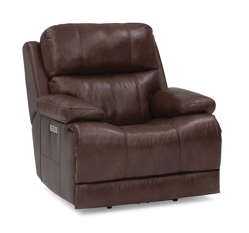 Kenaston Leather Wallhugger Power Recliner With Articulating Headrest | Budget Decor | Wellington's Fine Leather Furniture