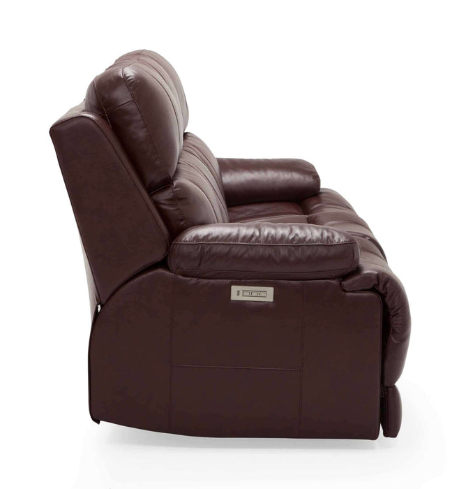Kenaston Leather Power Reclining Loveseat With Articulating Headrest
