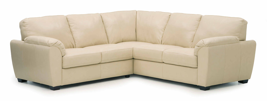 Lanza Leather Sectional | Budget Decor | Wellington's Fine Leather Furniture