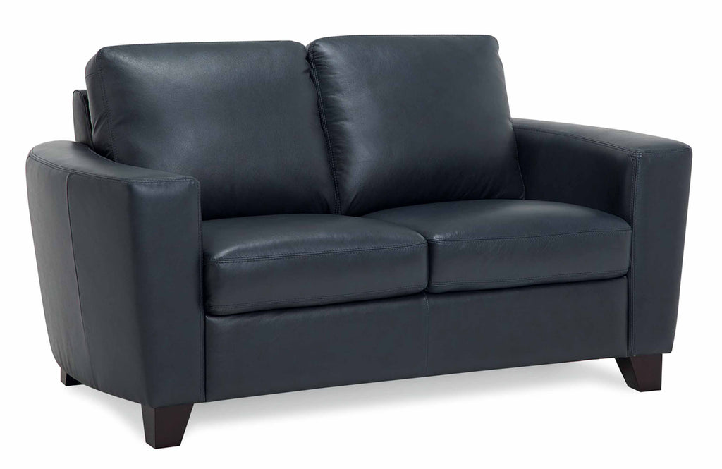 Leeds Leather Loveseat | Budget Decor | Wellington's Fine Leather Furniture