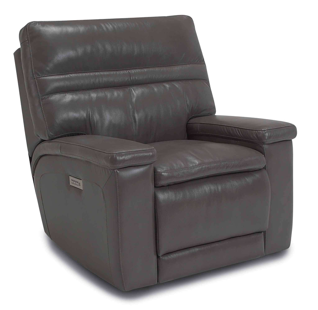 Weaver Leather Wallhugger Power Recliner With Articulating Headrest | Budget Decor | Wellington's Fine Leather Furniture