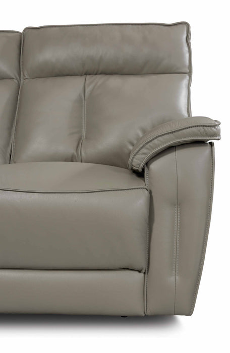 Oakley Leather Power Reclining Loveseat With Articulating Headrest