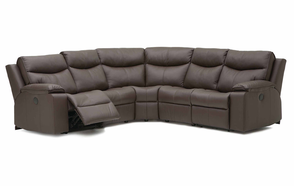 Providence Leather Reclining Sectional | Budget Decor | Wellington's Fine Leather Furniture