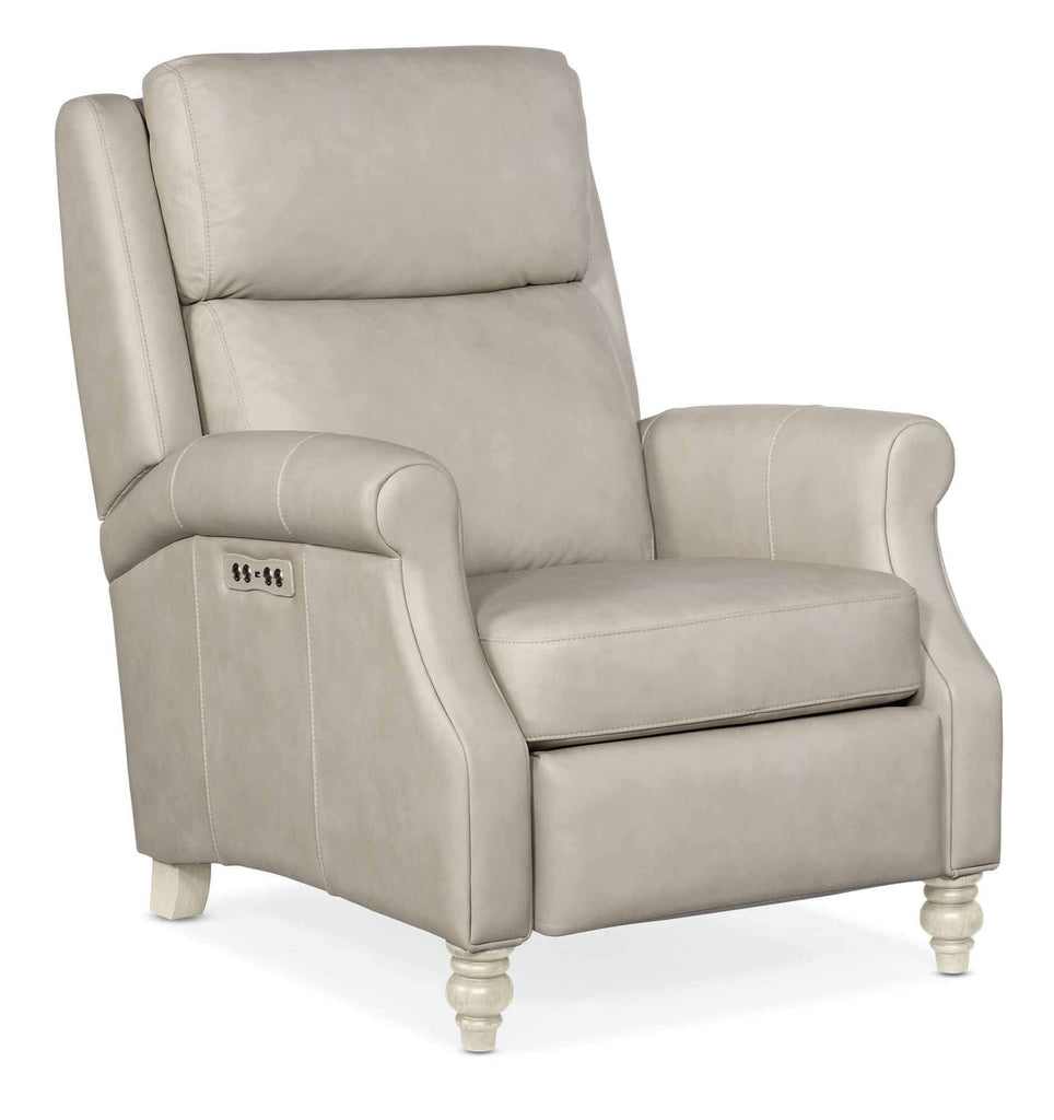 Harley Leather Power Recliner With Articulating Headrest | Budget Elegance | Wellington's Fine Leather Furniture