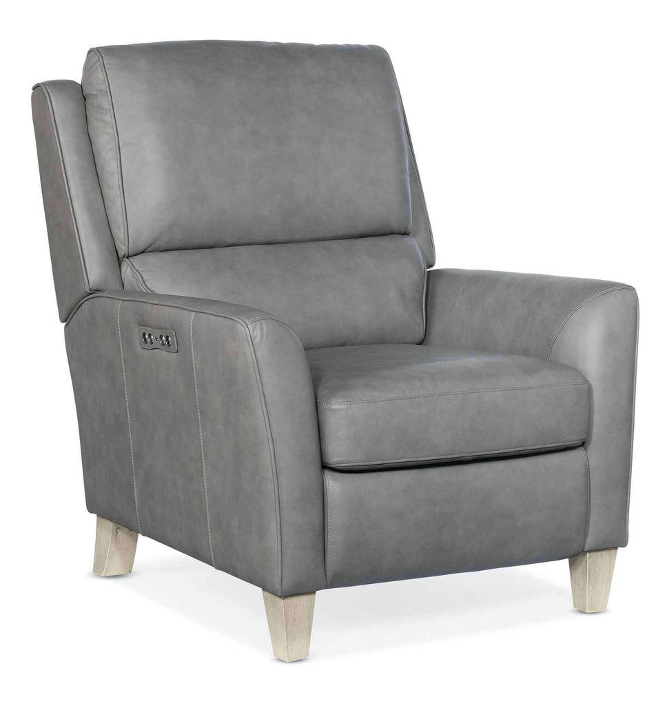 Tipton Leather Power Recliner With Articulating Headrest | Budget Elegance | Wellington's Fine Leather Furniture