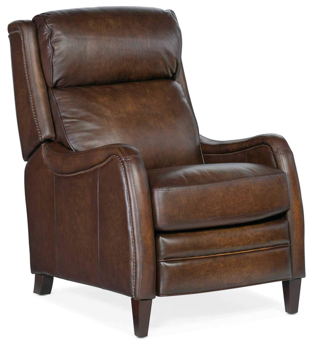 Stark Leather Recliner In Brown | Budget Elegance | Wellington's Fine Leather Furniture
