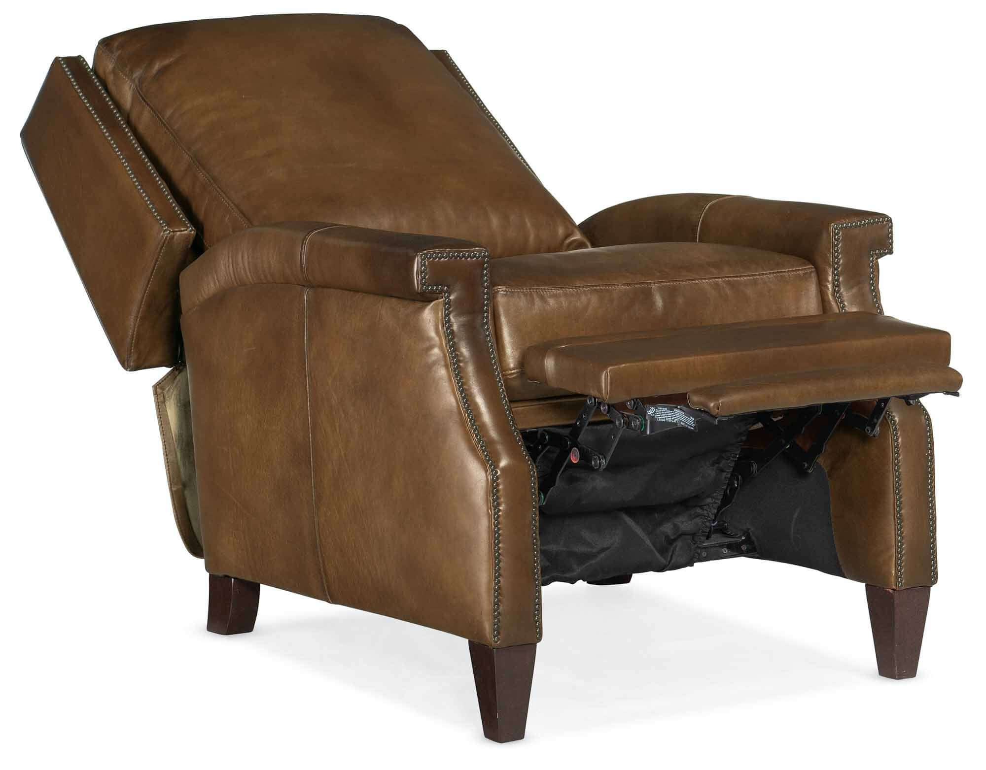 Cole Leather Recliner In Brown | Budget Elegance | Wellington's Fine Leather Furniture