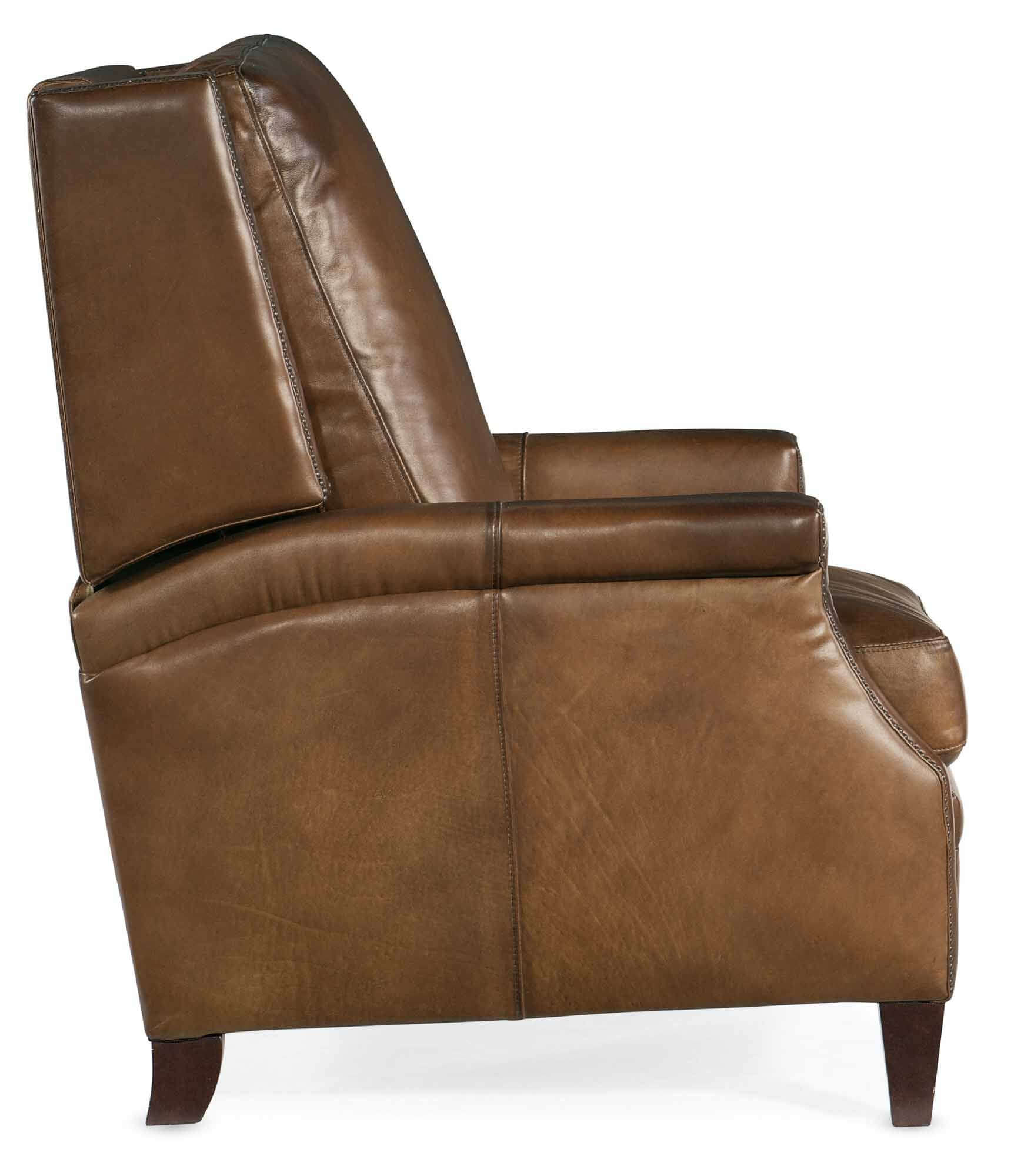 Cole Leather Recliner In Brown | Budget Elegance | Wellington's Fine Leather Furniture